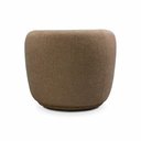 Ver imagem 7 de Kit 2 Poltronas Decorativas Sala de Estar Melissa Giratória Linho Marrom Claro M1 - Monari Design