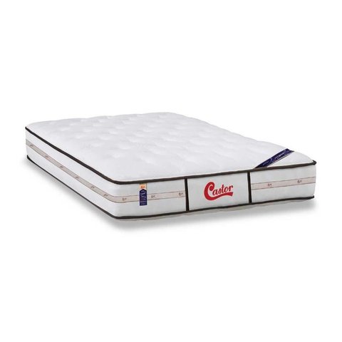Colchão King Castor Super Molas Ensacadas Visco Gel Pocket Gold Star Vitagel Classic Double Face (193x203x32) - C