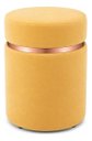 Ver imagem 3 de Kit de Puff Superior Rose Gold, Cor Amarelo Claro Veludo - Let Móveis