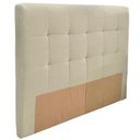 Ver imagem 1 de Cabeceira MH-2680 Herval Estofada Casal para Colchão 138 cm Linho Bege C