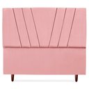 Ver imagem 5 de Cabeceira Casal 140 Cm com Frame Belgica Suede Rosa Artte Rosa