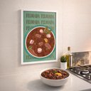 Ver imagem 2 de Quadro Decorativo para Cozinha Feijoada 24x18cm Mold Preta