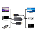 Ver imagem 3 de Adapatador HDMI para Displayport 4k 1.8m