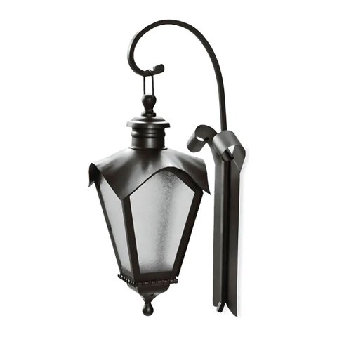 Arandela de Ferro Colonial Linha Sinha 1511 Preta