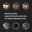 Ver imagem 5 de Kit 6 Barras Perfil Pvc 2 Metros Acabamento para Painel Ripado Slim