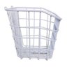 Cesta Cestinha para Bicicleta Aramada Branca Retrô com Tampa - 2