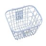 Cesta Cestinha para Bicicleta Aramada Branca Retrô com Tampa - 3