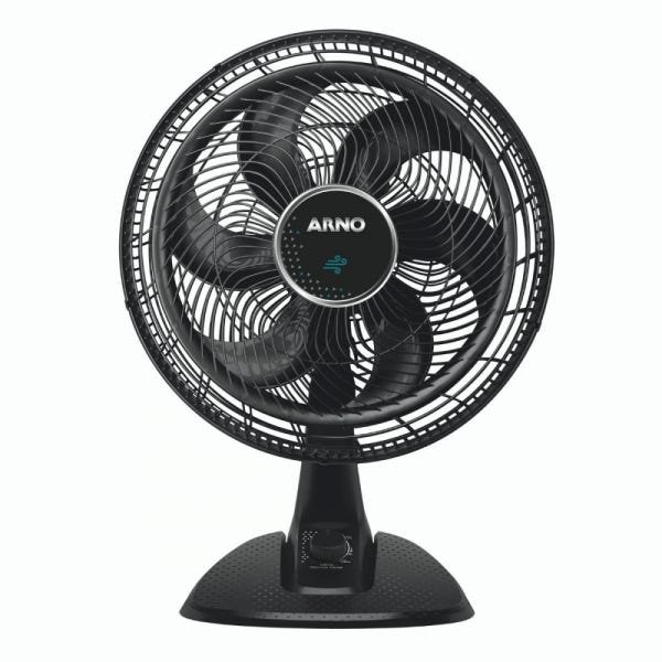 Ventilador de Mesa 40cm Arno Ultra Silence Force Preto Vd40 - 220v - 1