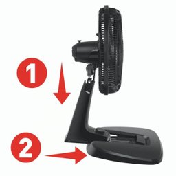 Ventilador de Mesa 40cm Arno Ultra Silence Force Preto Vd40 - 220v - 4