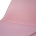 Ver imagem 5 de Cadeira de Escritório Office com Rodízios Estofada Leda Rosa