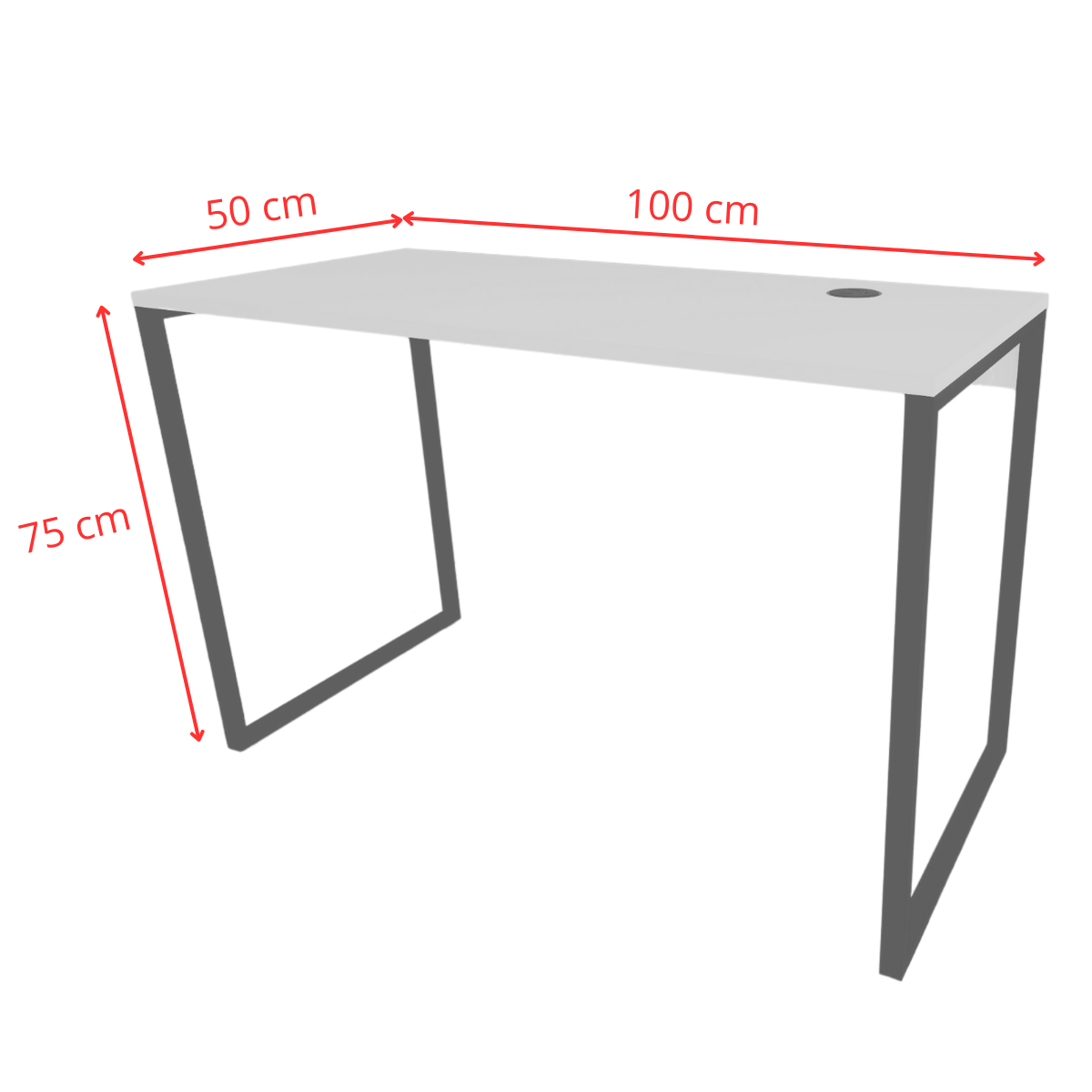 Mesa Escrivaninha Home Ofice Industrial 100% Mdf:preto-cobre - 2