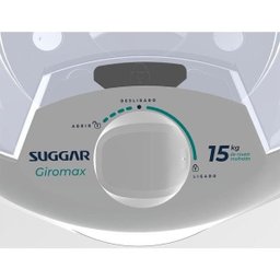 Centrífuga de Roupas Suggar 15kg Giromax Branca Ct1501Br 127V - 5