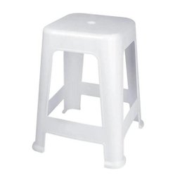Banqueta Plástica Mor Bela Vista, Branca - 15151111 - 1