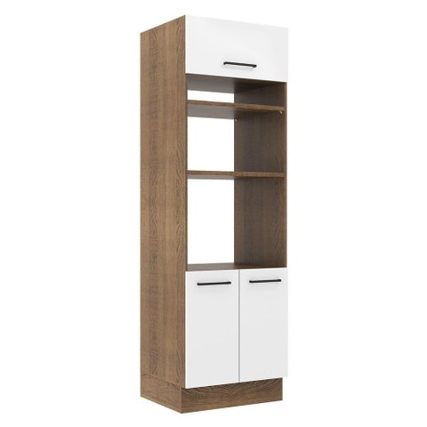 Torre Quente 70 Cm 3 Portas Rustic/branco Rustic/branco