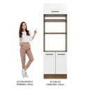 Ver imagem 7 de Torre Quente 70 Cm 3 Portas Rustic/branco Rustic/branco
