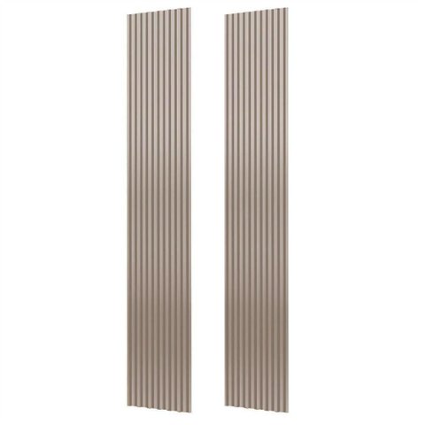 Painel Ripado Decorativo em MDF Fendi Dalla Costa Móveis 89,5cm x 183cm