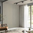 Ver imagem 2 de Painel Ripado Decorativo em MDF Fendi Dalla Costa Móveis 89,5cm x 183cm
