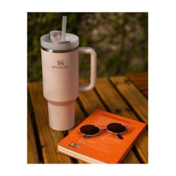 Copo com Canudo Stanley Quencher 2.0 Rose Quartz 1,180 Litros - 4