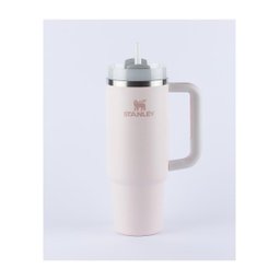 Copo com Canudo Stanley Quencher 2.0 Rose Quartz 1,180 Litros - 1