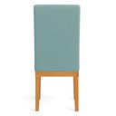 Ver imagem 4 de Kit 8 Cadeiras de Jantar Solana Boucle Base de Madeira - Pallazio Cor Azul Majestic