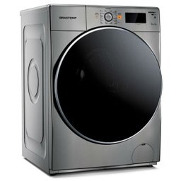 Lava e Seca Brastemp 10,1kg/6kg prata Água Quente com Ciclo Tira Manchas Pro e Ciclo 1h Pronto 220V - 2