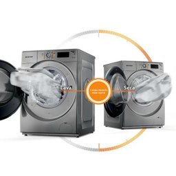 Lava e Seca Brastemp 10,1kg/6kg prata Água Quente com Ciclo Tira Manchas Pro e Ciclo 1h Pronto 220V - 4