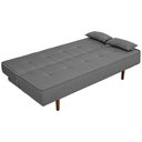 Ver imagem 6 de Sofá Cama Silver Linho Cinza Grafite 1,92 - Star Confort