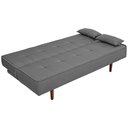 Ver imagem 6 de Sofá Cama Silver Linho Cinza Grafite 1,92 - Star Confort
