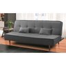 Sofá Cama Silver Linho Cinza Grafite 1,92 - Star Confort - 1