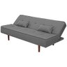 Sofá Cama Silver 3 Lugares Linho Cinza Grafite 1,92 - 5