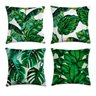 kit 4 capas almofadas floral verão - 1