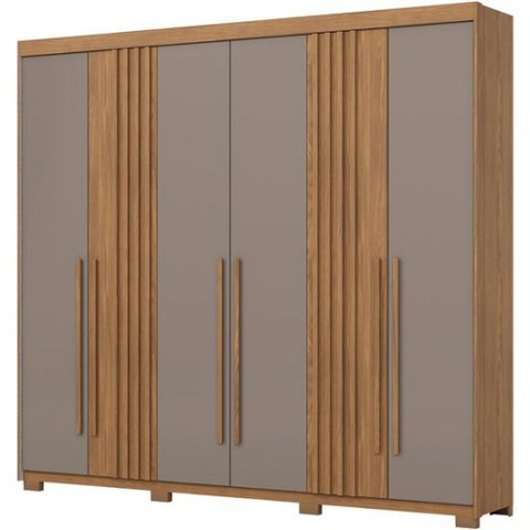 Guarda-Roupa 6 Portas 4 Gavetas Norton Henn