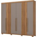 Ver imagem 1 de Guarda-Roupa 6 Portas 4 Gavetas Norton Henn