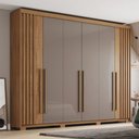 Ver imagem 5 de Guarda-Roupa 6 Portas 4 Gavetas Norton Henn