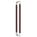 Ver imagem 1 de Puxador Porta de Madeira ou Vidro 50mm x 20mm - Aço Corten / Polido Loja da Indústria 1020mm x 1000m
