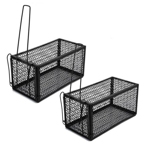 Ratoeira Gaiola Grande Kit 2 Unidades Armadilha Rato Ratazan