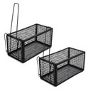 Ver imagem 1 de Ratoeira Gaiola Grande Kit 2 Unidades Armadilha Rato Ratazan