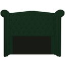 Ver imagem 4 de Kit Cabeceira Calçadeira Veneza 160cm Suede Verde
