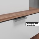 Ver imagem 7 de Gabinete para Banheiro com Cuba e Armário Tívoli 60cm Nogal/branco Móveis Bosi