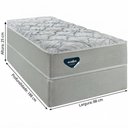 Ver imagem 6 de Base Cama Box Solteiro Barcelona Madeira Tecido Antiderrapante Cinza Ecoflex 88cm