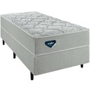 Ver imagem 3 de Base Cama Box Solteiro Barcelona Madeira Tecido Antiderrapante Cinza Ecoflex 88cm