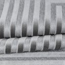 Ver imagem 2 de Tapete Sisal Chevron Capadócia 3,00x2,50m Pemogo Cor:cinza 338