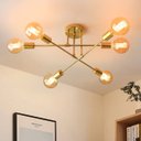 Ver mais imagens de Lustre Sputnik Luminaria Candelabro 6 Lampadas E27 Quarto Sala Residencial Comercial Recepçao Decora