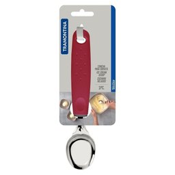 Concha para Sorvete Utilitá com Lâmina em Aço Inox e Cabo de Polipropileno Vermelho - 5