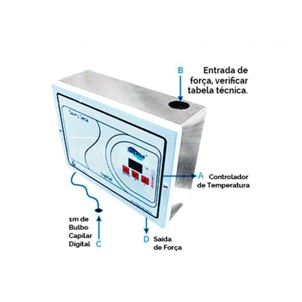 Sauna Seca Elétrica 15kw Inox Trifásica 380v - 2