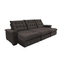 Ver imagem 1 de Sofá Coliseu 3.10m Retrátil e Reclinável Super Pillow - Marrom