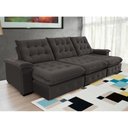 Ver imagem 2 de Sofá Coliseu 3.10m Retrátil e Reclinável Super Pillow - Marrom