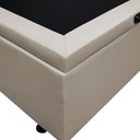 Ver imagem 5 de Base Box Baú para Cama Casal Queen 158x198cm Bipartido Liz S05 Corano Bege - Mpozenato