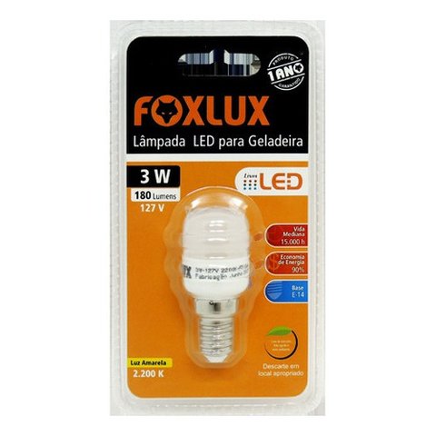 Lâmpada Led para Geladeira 3w 220v E14
