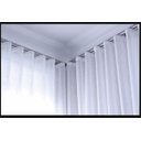 Ver imagem 1 de Cortina Blackout com Voal para Trilho Suiço 6,00 x 2,70 Gelo